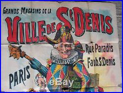 1 X Affiche Jouets / Etrennes. Ville De St Denis. Paris. 99,7 X 138,5 CM