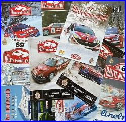 10 Affiches Originales Rallye Monte-Carlo 2000 à 2009