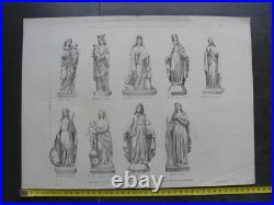 10 feuillets du catalogue Besand atelier de sculpture Paris