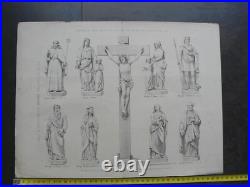 10 feuillets du catalogue Besand atelier de sculpture Paris