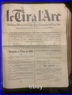 11 Documents. Tir À L'arc. Bouquet Provincial. Fontainebleau, Compiegne, Vernon