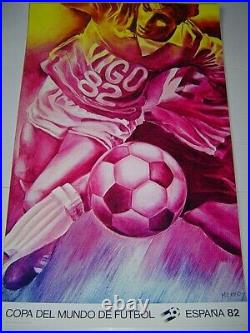 15 x AFFICHE ART original FOOTBALL FUTBOL / MUNDIAL ESPANA 1982 / MIRO FOLON
