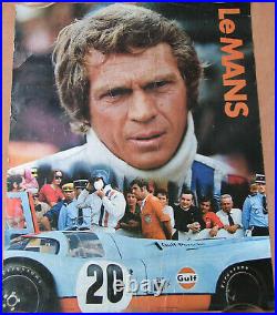 21. Le Mans Film Steve Mac Queen. 1 X Affiche. 1971. Cinema Center Films