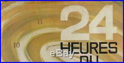 24 Heures Du Mans. 1963. 1 X Affiche. D'origine. 39 X 58,5 Cm. Etat D'usage