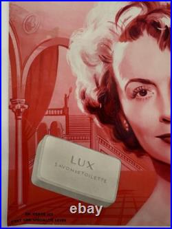 3 Affiches publicitaires. Années 1950. Savon Lux, Omo, Persil. Très bon état