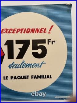 3 Affiches publicitaires. Années 1950. Savon Lux, Omo, Persil. Très bon état