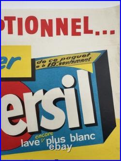 3 Affiches publicitaires. Années 1950. Savon Lux, Omo, Persil. Très bon état