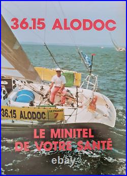 3615 Alodoc Affiche Originale Publicite Ancetre De Doctissimo Ou Doctolib