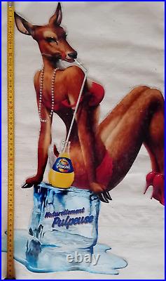 5 RARES GRANDES Affiches STICKERS ORANGINA 70cm par 40cm