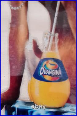 5 RARES GRANDES Affiches STICKERS ORANGINA 70cm par 40cm