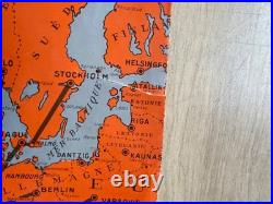 A. Collinet Air France Carte du Réseau Aérien Français Édition 1er janvier