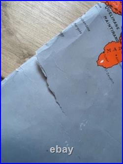 A. Collinet Air France Carte du Réseau Aérien Français Édition 1er janvier