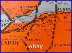 A. Collinet Air France Carte du Réseau Aérien Français Édition 1er janvier