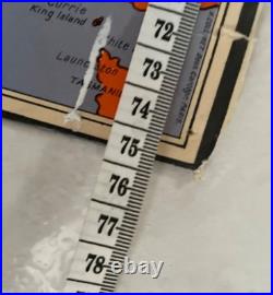 A. Collinet Air France Carte du Réseau Aérien Français Édition 1er janvier