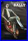 AFFICHE 118 x 175 cm ancienne BALLY HOMME FEMME ALAIN GAUTHIER