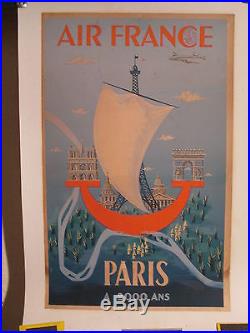 AFFICHE AIR FRANCE PARIS