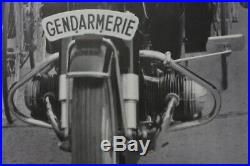 AFFICHE ANCIENNE GENDARMERIE MOTO BMW R50 R75 TOUR DE FRANCE vélo années 60