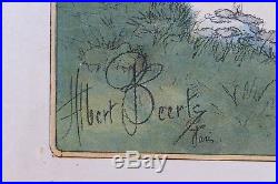 AFFICHE ANCIENNE ORIGINALE DE DION BOUTON Albert BEERTS genuine period poster