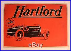 AFFICHE ANCIENNE ORIGINALE HARTFORD AMILCAR Alexis KOW cyclecar Shock absorber