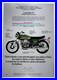AFFICHE ANCIENNE ORIGINALE MOTO GUZZI 850-T3 (CALIFORNIA SP LE MANS) entoilée