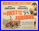 AFFICHE ANCIENNE USA The FAST & The FURIOUS 1954 JAGUAR XK 120 140 150 E PIN UP