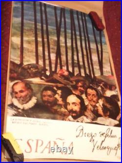 AFFICHE Ancienne ESPAÑA Imprimée en ESPAGNE 62x100 (Tableau 82x62) MUSEUM