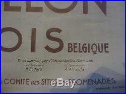AFFICHE BELGE BELGIQUE BOUILLON S/SEMOIS (DUPUIS Emile, impr. Bénard) circa 1930