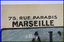AFFICHE Emprunt Vieux Port Marseille Société Marseillaise Crédit Bonne Mère WW1
