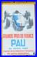 AFFICHE GRAND PRIX AUTOMOBILE DE PAU 1965 par BELIGOND Affiche originale