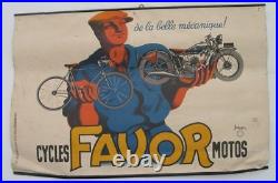AFFICHE MOTO & CYCLE FAVOR 1937 bellenger