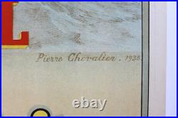 AFFICHE ORIGINALE 1935 MONT SAINT MICHEL ARIES signée Pierre CHEVALIER Ariès AFFICHE ORIGINALE 1935 MONT SAINT MICHEL ARIES signée Pierre CHEVALIER Ariès