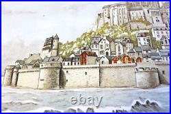 AFFICHE ORIGINALE 1935 MONT SAINT MICHEL ARIES signée Pierre CHEVALIER Ariès