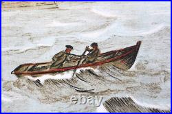 AFFICHE ORIGINALE 1935 MONT SAINT MICHEL ARIES signée Pierre CHEVALIER Ariès