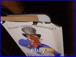 AFFICHE ORIGINALE ANCIENNE CAMEMBERT GEORGES BISSON 1937 illust LE MONNIER