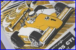 AFFICHE ORIGINALE COURSE automobile PEUGEOT 250 GTI ALSACE SEWEN LAC D'ALFED 84