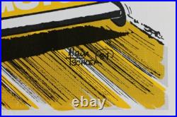 AFFICHE ORIGINALE COURSE automobile PEUGEOT 250 GTI ALSACE SEWEN LAC D'ALFED 84