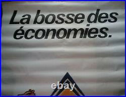 AFFICHE Originale CITROEN SAVIGNAC Automobile La Bosses des Economies 1981