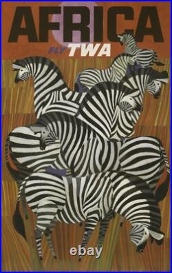 AFFICHE POSTER AFRIQUE EGYPTE etc. (sauf Maroc Algerie Tunisie)