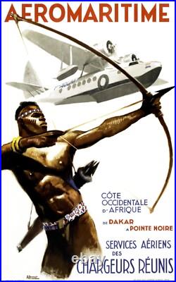 AFFICHE POSTER AFRIQUE EGYPTE etc. (sauf Maroc Algerie Tunisie)