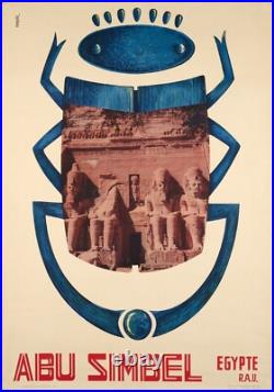AFFICHE POSTER AFRIQUE EGYPTE etc. (sauf Maroc Algerie Tunisie) ABIDJAN