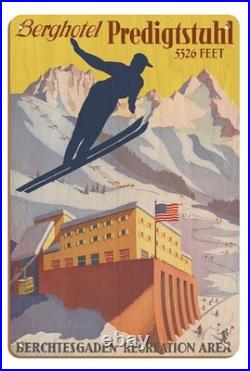 AFFICHE POSTER Allemagne Allgau Germany Berchtesgaden