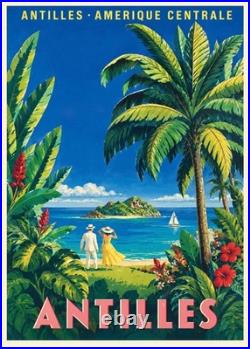 AFFICHE POSTER Antilles
