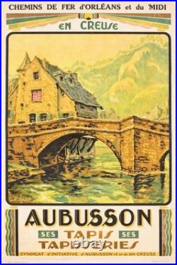 AFFICHE POSTER Aubusson Creuse