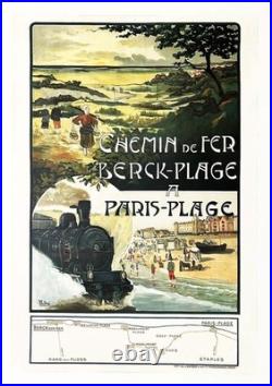 AFFICHE POSTER Berck