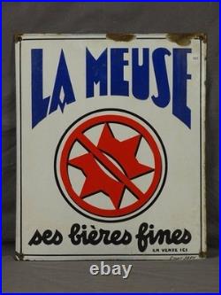 AFFICHE POSTER Bière La Meuse