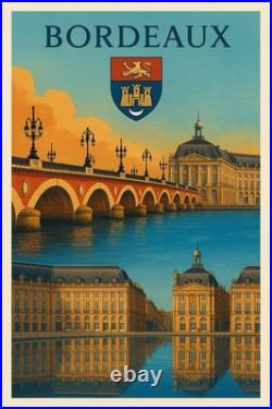 AFFICHE POSTER Bordeaux