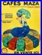 AFFICHE POSTER Café Maza