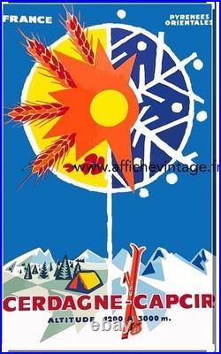 AFFICHE POSTER Cerdagne Capcir