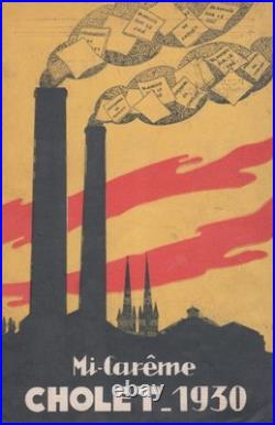 AFFICHE POSTER Chôlet 1930