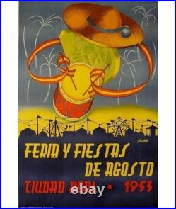 AFFICHE POSTER Ciudad Real 1953